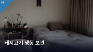돼지고기 냉동 보관, 신선함 오래 지키는 완벽 가이드