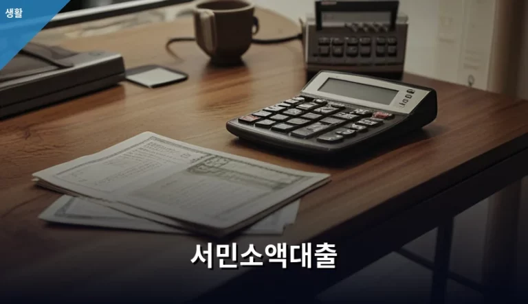 서민소액대출 신청 방법과 주의사항 가이드