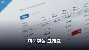 미국환율 그래프 보는 법과 환전 타이밍 분석