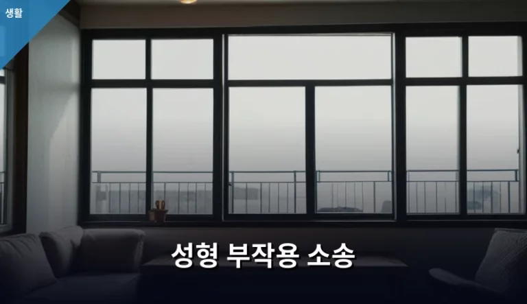 성형 부작용 소송 절차와 손해배상 청구 방법 가이드