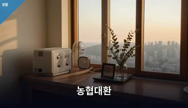 농협대환 조건 및 신청 서류 주의사항 가이드