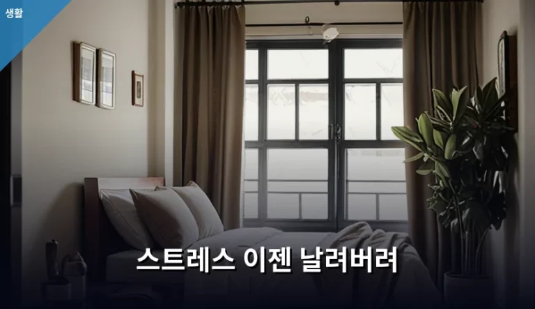 스트레스 이젠 날려버려 마음 건강 회복 가이드