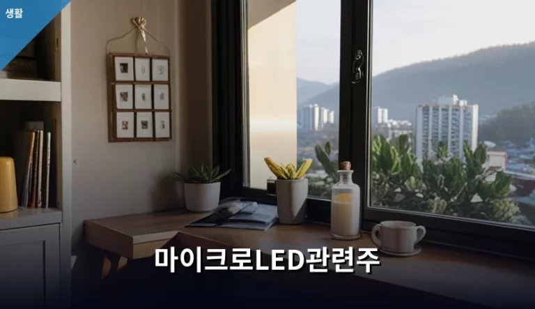 차세대 디스플레이 마이크로LED관련주 분석과 투자 전망