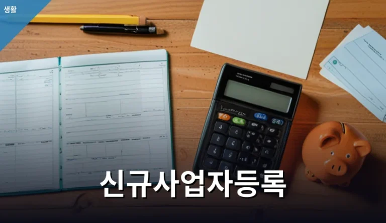 신규사업자등록 일반과세자와 간이과세자 무엇이 다를까