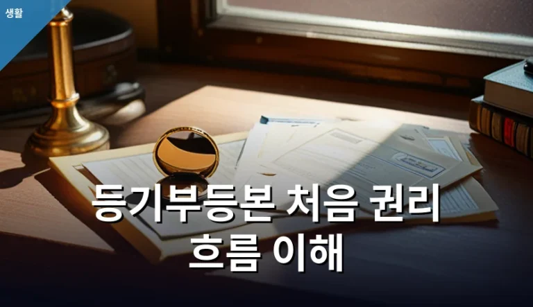 내 보증금 지키기 위해 확인해야 할 등기부등본 5가지 핵심